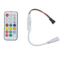 21 Key DC5V WS2811 IR LED Controlador de 63 Tipos de Efeitos Levou Controlador de Pixel Para Tiras Levadas Full Color Led controlador